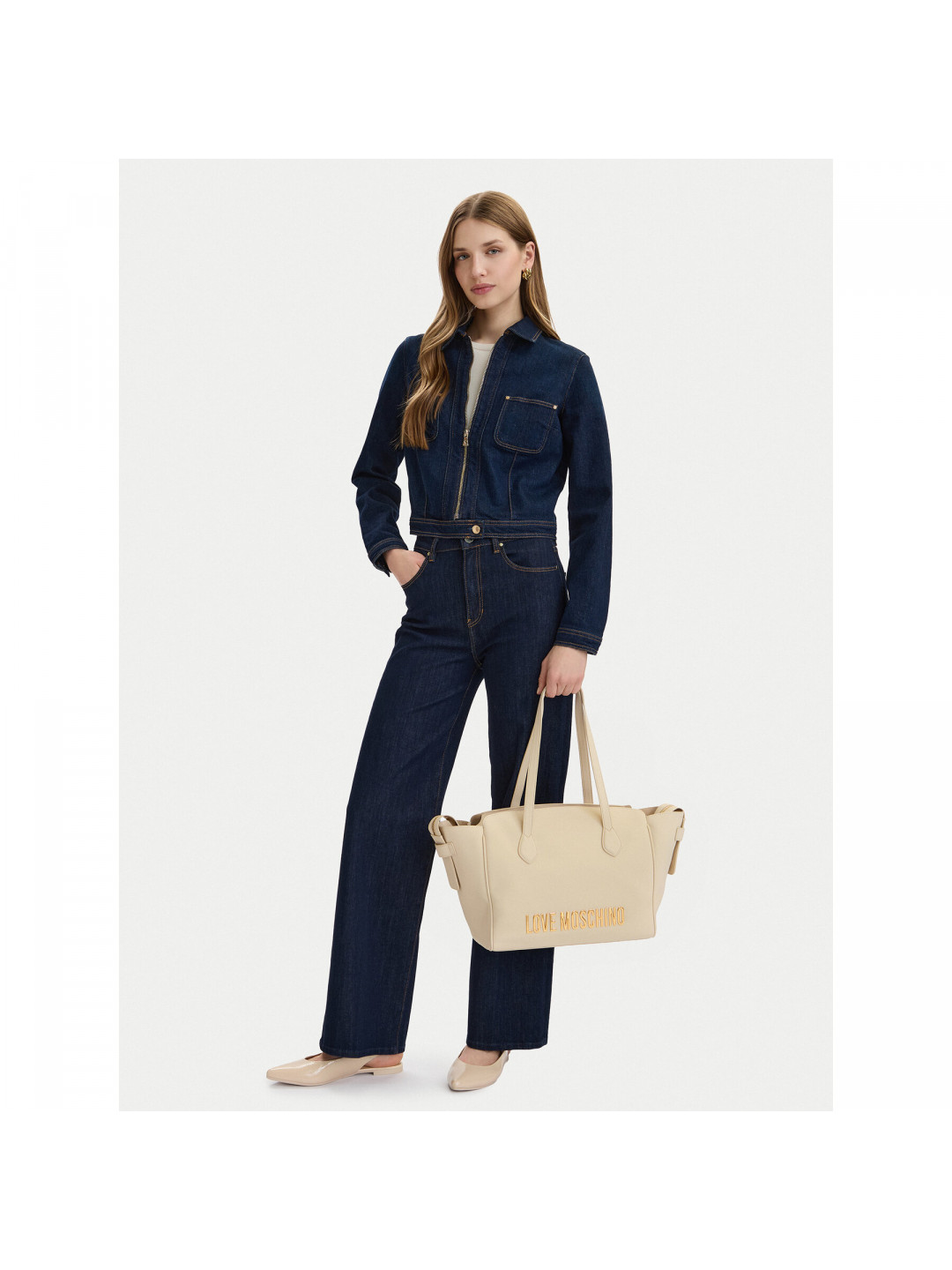 Kabelka LOVE MOSCHINO JC4243PP0OKD0110 Bílá